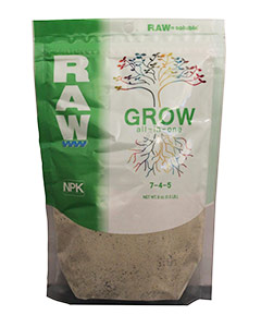 NPK RAW Grow (7-4-5) <br>8 oz