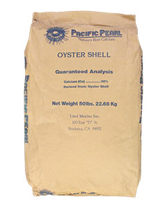 Pacific Pearl Oyster Shell Coarse <br>50#