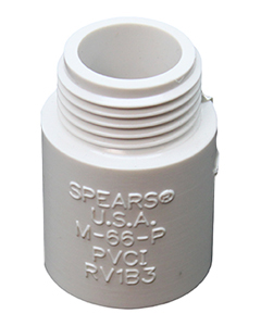 3/4" Slip x Male Hose PVC Adapter <br>each