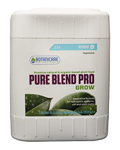 Botanicare Pure Blend Pro Grow (3-2-4) <br>5 gl