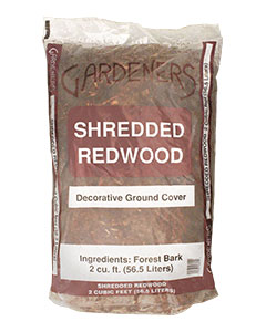 Gardeners Shredded Redwood <br>2 cf