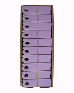 3-3/4" Lavender Push-On Labels <br>1000/case