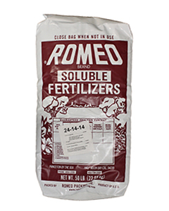 Romeo Fertilizer (24-14-14) <br>50#