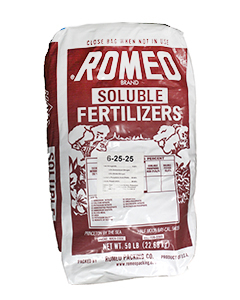 Romeo Fertilizer (6-25-25) <br>50#