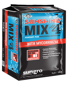 Sunshine Aggregate+ w/Mycorrhizae Mix #4 <br>3 cf