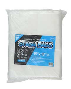 SYMBYS StashBags, Clear (15" x 18") <br>100/case