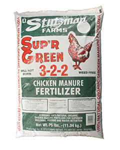 Stutzman Farms Sup'r Green Chicken Manure <br>25#