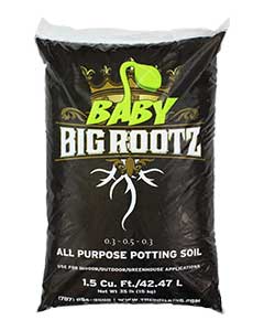 The Soil King Baby Big Rootz <br>1.5 cf