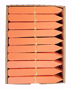 5" Orange Stick Labels <br>1000/case