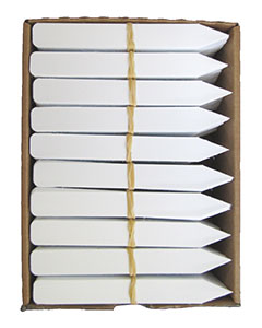 5" White Stick Labels <br>1000/case