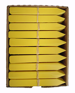 5" Yellow Stick Labels <br>1000/case