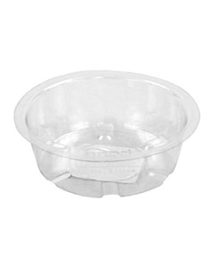 4" Plastic Saucer (clear) <br>each