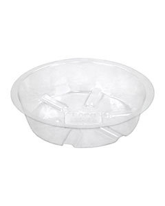 6" Plastic Saucer (clear) <br>each