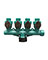 Gilmour Poly 4-Way Hose Connector <br> #AY4FF