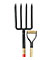Corona 4-Tine Digging Fork <br>#42000