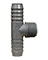 1" Insert  x 1" Male Pipe Poly Tee <br>each