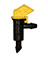 1/4" Barb Take Apart Emitter, 4 GPH <br>10/bg