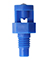 10-32 O-Jet Sprayer, 300&deg; (blue) <br>100/bg