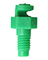 10-32 O-Jet Sprayer, 180&deg; (green) <br>100/bg