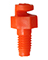 10-32 O-Jet Sprayer, 180&deg; (orange) <br>100/bg