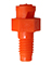 10-32 O-Jet Sprayer, 90&deg; (orange) <br>100/bg