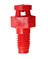 10-32 O-Jet Sprayer, 300&deg; (red) <br>100/bg