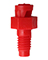10-32 O-Jet Sprayer, 90&deg; (red) <br>10/bg
