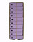 3-3/4" Lavender Push-On Labels <br>1000/case