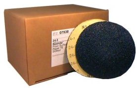 3M 24 G 7" X 7/8 SANDPAPER DISC