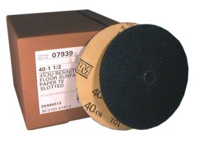 3M 40 G 7" X 7/8 SANDPAPER DISC