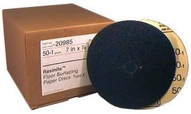 3M 50 G 7" X 7/8 SANDPAPER DISC