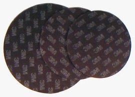 3M 8" MAROON BACK-UP PAD