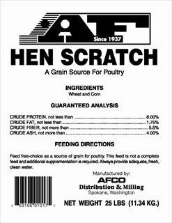 AF HEN SCRATCH 8% 25#