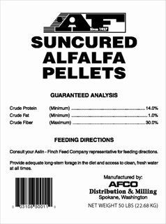 AF ALFALFA PELLETS 15% 50#