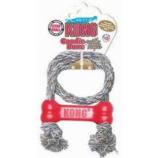 KONG CLASSIC GOODIE BONE ROPE XS