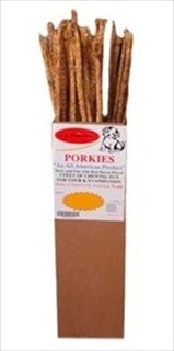 JJ FUDS 3' PORKIES STICK CHEW