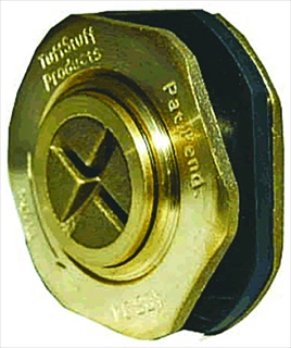 TUFF DRAIN & PLUG 3/4 BRASS