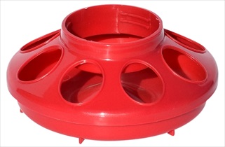 TUFF 2LB FEEDER BASE RED