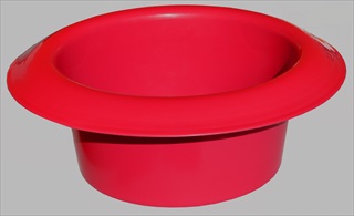 TUFF ROUND TIRE FEEDER 16QT RED