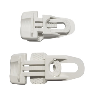 EASYKLIP FASTENERS - WHITE - 4PK