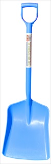 TUFF HD PLASTIC SHOVEL BLUE