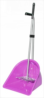 TUFF MANURE SCOOP RAKE PINK