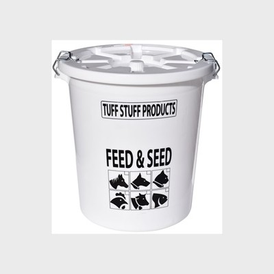 TUFF FEED STORAGE W/LID 7G/25#