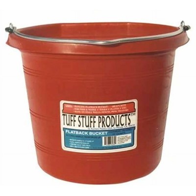 TUFF FLAT BACK BUCKET 5G RED