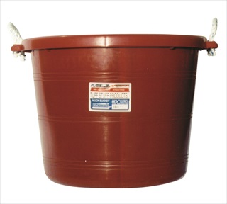 TUFF MUCK BUCKET 70QT RED