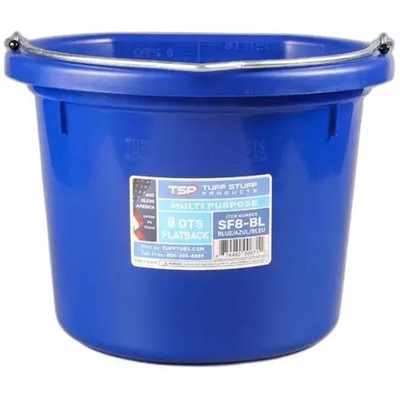 TUFF FLAT BACK 8 QTS BLUE