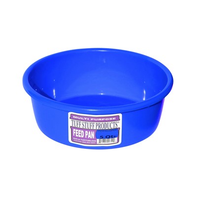 TUFF FEED PAN 5QT ROYAL BLUE