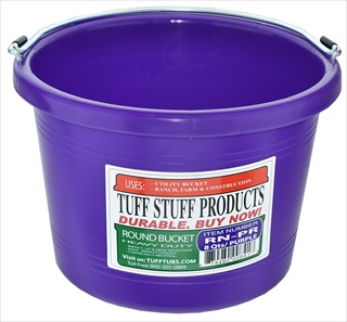 TUFF ROUND BUCKET 2G PURPLE