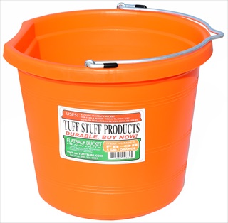 TUFF FLAT BACK BUCKET 5G ORANGE