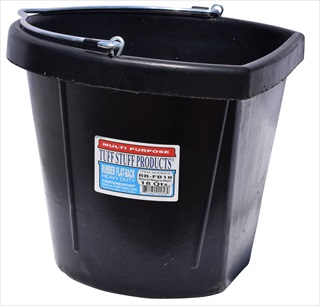 TUFF RUBBER BUCKET FLATBACK 18QT